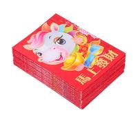 DOITOOL 180 Pièces Envelopes For Chinese Year Cartoon Horse Design Spring Festival Lucky Packets Fine Paper For Celebration And Gift