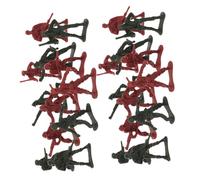 DOITOOL 180 Pièces Miniature Army Soldier Models Compact Plastic Figurines for Table Displays Educational Use and Birthday Party Decorations Includes Various Soldier Types