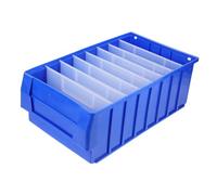 DOITOOL 1Ensemble Boîte de Rangement avec Compartiments Amovibles Conteneur de Stockage Durable pour Outils Accessoires à Domicile