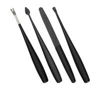 DOITOOL 1ensemble Set Outils Manucure Acier Inoxydable Coupe-cuticules Repousse Cuticules Éliminateur Peau Morte à Ongles Kit Soin Ongle Multifonction pour Nail Art