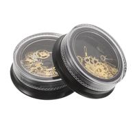 DOITOOL 2 Boîtes Breloques D’ongles Steampunk à Métal Argenté, Art | Décorations Rétro pour Événements Thématiques, Accessoires DIY pour Faux Ongles, Style Industriel Vintage