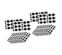 DOITOOL 2 Ensembles Autocollants Occultants Autocollants D'Ombrage pour Appareil Photo D'Ombrage Occultants pour Couverture 10 Feuilles*2