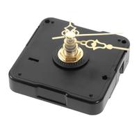 DOITOOL 2 Ensembles de Mécanismes D'horlogerie Silencieux en Plastique Or, Mouvement D'horloge Stable et Robuste, Kit DIY pour Réparation ou Création de Pendule Murale