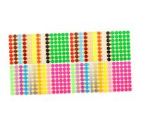 DOITOOL 2 Ensembles Étiquettes Rondes Autocollantes Colorées Lot De Stickers Adhésifs Pour Classement Maison Bureau Diy 20 Feuilles*2