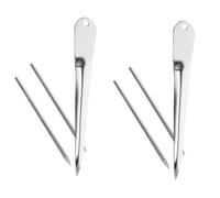 DOITOOL 2 Ensembles Kit D'outils de Vannerie en Acier Inoxydable pour Tressage de Chaise en Rotin, Aiguille à Enfiler et Outils Résistants pour Loisirs Créatifs et Décoration Maison