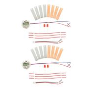 DOITOOL 2 Ensembles Kit Scientifique DIY Batterie Fruit pour Expérience Étudiante Éducative Fournitures pour Fabrication Batterie Zinc Cuivre Éducatif Science pour Apprentissage Pratique