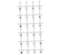 DOITOOL 2 Ensembles Pendant Le Gardien D'amour Fermoir Pendentif Charmes De Fermoir À Homard Pour Les Bracelets Pendentif Avec Fermoir Mousqueton Bracelets Charmes Alliage 12 Pièces * 2
