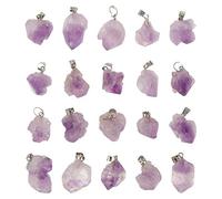 DOITOOL 2 Ensembles Pendentifs Naturelle Lot Pour Fabrication De Bijoux Diy Charms Uniques Pour Colliers Et Décorations Artisanales 20 Pièces * 2