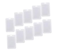 DOITOOL 2 Ensembles Porte Cartes Étudiant Transparent Avec Coque Rigide Protectrice Étui Flip Simple Et Protection Pour Cartes Bus Badges Scolaires Et Événements 15 Pièces * 2