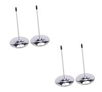 DOITOOL 2 Ensembles Porte Mémo Acier Inoxydable Avec Tige Droite Support Antidérapant Pour Menu Reçus Et Factures Organiseur De Bureau Polyvalent Pour Maison Et Commerce 2 Pièces * 2