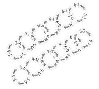 DOITOOL 2 ensembles Séparateurs de Penderie pour Vêtements Lot Rondes Organiseur Clair pour Tri et Rangement Facile des Habits