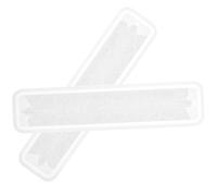 DOITOOL 2 Moules à Marque-Pages Rectangulaires en Silicone Transparent, Flexibles et Réutilisables, pour Création DIY en Résine Époxy, Outils de Moulage pour Décoration Artisanale