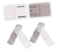 DOITOOL 2 Paires Support multiprise Extension monté Gestion des câbles Porte-Douille adhésif Punch Mur Planche dent Boucle à rallonge Support de Douille Blanche Couleur Aléatoire