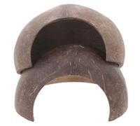 DOITOOL 2 pièces Abri Résistant pour Reptiles Cachettes Naturelles Coquilles de Noix pour Terrarium Refuges Frais et Sûrs pour Lézards Tortues Araignées et Amphibiens