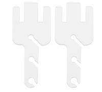 DOITOOL 2 pièces Accessoires de Machine à Tricoter K-Type Tendeurs Résistants à Usure Tiges de Tension Compatibles Addi King Express Kit Contrôle Précis pour Tricotin et Fixation