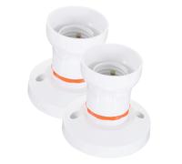 DOITOOL 2 pièces Adaptateur Douille pour Plafonnier Résistant Haute Température Kit de Lampe DIY Lot de Bases Polyvalentes pour Ampoules à Vis et Baïonnette