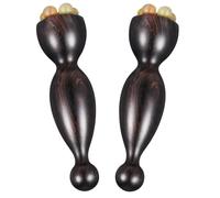 DOITOOL 2 Pièces Bâton de Massage Facial en Bois, Applicateur Contour Yeux