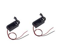 DOITOOL 2 pièces Boîtier de Batterie Professionnel pour Guitare et Basse Active Compartiment Durable avec Câble de Compatible Montage Facile