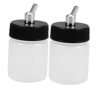 DOITOOL 2 pièces Bouteille de Peinture Spray Transparent Récipient Professionnel Airbrush pour Peinture Précise et Remplacement Réutilisable