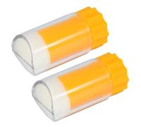 DOITOOL 2 Pièces Bouteille Marqueur Plastique Orange pour Apiculture Technologie de Scellement Avancée et Manipulation Rapide, Outil pour Professionnels en Ruche Terrain ou Laboratoire