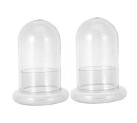 DOITOOL 2 Pièces Bouteilles Terrarium Verre avec Miniatures Naturelles DIY Micro Paysage Décoration pour Plantes Mousse et Jardins Intérieurs