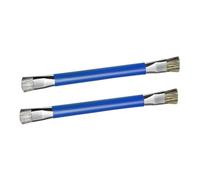 DOITOOL 2 pièces Brosse de Nettoyage Double Tête Antistatique pour Carte Mère Brosse Électronique Fine pour Clavier et Composants Kit Bleu pour Poussière et Entretien Précis