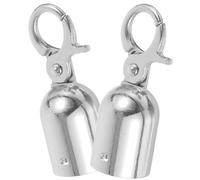 DOITOOL 2 Pièces Butées D'Extrémité De Corde En Inox Avec Crochet Pour Terrasse Barrière De Sécurité Accessoires De Balustrade Faciles À Installer