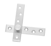 DOITOOL 2 Pièces Charnière Pivot Invisible Acier Inoxydable Charnière Centrale Rotative pour Porte Fixation Stable et Silencieuse pour Portes Cachées et Meubles Intérieur Lot