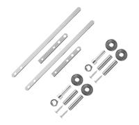 DOITOOL 2 Pièces Cintreuse Manuelle Robuste en Métal Argenté pour Pliage Précis des Fils et Barres Acier, Outil Lourd pour Travaux de Construction et Métallurgie