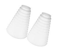 DOITOOL 2 Pièces Connecteur de Tuyau de Ventilation pour Hotte de Cuisine de Réducteur de Diamètre Installation Facile et Optimisation Du Flux Air pour Systèmes de Ventilation
