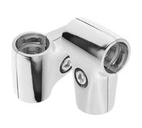 DOITOOL 2 pièces Connecteur Tringle Acier Inoxydable Support Robuste pour Tringles Rondes Facile à Installer pour Séchoirs à Vêtements et Structures Polyvalentes