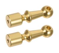 DOITOOL 2 Pièces Connecteurs de Poteaux Décoratifs Diamètre de Trou 5mm en Métal Doré Installation Discrète Facile DIY Style Moderne et Épuré pour Meuble et Chariot de Bar
