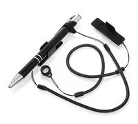 DOITOOL 2 Pièces Cordon à Ressort pour Stylet Tactile en Abs, Dragonne Rétractable avec Clip pour Stylo, Dispositif Anti-Perte pour Bureaux et Établissements Scolaires
