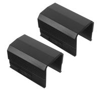 DOITOOL 2 Pièces Coupe-papier Portable pour Rouleaux D’emballage, Coupe | Plastique Noir, Usage Bureau et Expédition, Anti-bourrage, Compact pour Tâches D’emballage