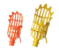DOITOOL 2 Pièces Cueilleur de Pommes Pratique en Plastique PP pour Jardin, Outil de Cueillette de Fruits Sécurisé Automne Décoration et Récolte en Verger