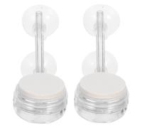 DOITOOL 2 pièces Diffuseur Oxygène Nano à Bulles pour Aquarium Distribution Uniforme Oxygène Atomisation Silencieux avec Ventouse pour Réservoirs Petits et Moyens