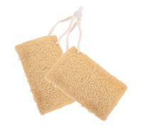 DOITOOL 2 Pièces Éponge Loofah à Vaisselle Naturelle, Confortable à Utiliser Nettoyage Puissant, Cuisine Travaux Ménagers