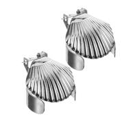 DOITOOL 2 pièces Éteignoir Automatique pour Bougies Métal Compact et Portable Sécurité Anti-Incendie pour Aromathérapie et Décor Design Argenté