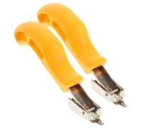 DOITOOL 2 pièces Extracteur Agrafes Métallique Robuste Outil Ergonomique à Levier pour Retirer Clous et Agrafes Tapis Meubles et Cadres
