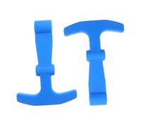 DOITOOL 2 Pièces Handle Cooler Door Latch Replacement Heavy-duty Rubber Strap For Outdoor Camping Fishing Freezer Chest Cooler Lid Spare Parts