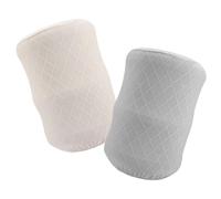 DOITOOL 2 pièces Housse pour Distributeur Eau Tissu Beige et Gris Protection Solaire pour Tonneau Eau Couvre-bidon Réutilisable Pratique et Élégant