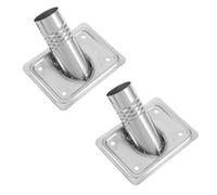 DOITOOL 2 Pièces Kit de Réparation Embout Fileté Acier Inoxydable pour Manche de Balai et Perche Connecteur Adaptateur pour Manches Bois et Métal avec Articulation Flexible