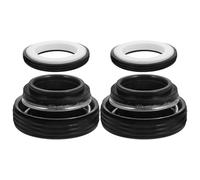 DOITOOL 2 Pièces Kit Garnitures Mécaniques de Pompe à Eau pour | Étanchéité Mécanique Haute Performance, Remplacement Fiable, Plastique Noir, pour Systèmes D'irrigation