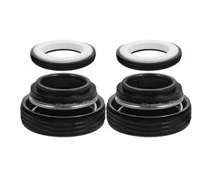 DOITOOL 2 Pièces Kit Garnitures Mécaniques de Pompe à Eau pour | Étanchéité Mécanique Haute Performance, Remplacement Fiable, Plastique Noir, pour Systèmes D'irrigation