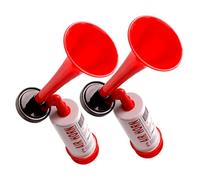 DOITOOL 2 Pièces Klaxon Air Portable Corne à Air Manuelle pour Supporters de Football Pompe à Main Bruit Fort pour Événements Sportifs et Fêtes