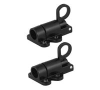 DOITOOL 2 Pièces Loquet à Ressort Aluminium Mécanisme Auto Verrouillant Facile à Installer Compatible Portes et Fenêtres Résistance Météo et Sécurité Renforcée