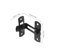 DOITOOL 2 Pièces Loquet Coulissant sans Perçage Acier Inoxydable pour Porte Intérieure Verrouillage Robuste pour Porte de Placard Lot