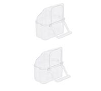 DOITOOL 2 Pièces Lumière LED pour Aquarium Boule d'herbe Tissée Mangeoires à Perruches pour Cages Mangeoire à Oiseaux Durable Mangeoire pour Perruches Jouet Masculin Distributeur Nourrir