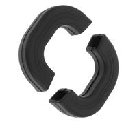 DOITOOL 2 pièces Manchons Poignée Silicone Résistants Chaleur pour Poêles et Woks Anti-brûlure Souples et Durables Lot de Protection Poignée Casserole Induction et Ustensiles Cuisine