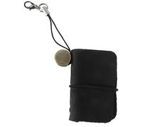 DOITOOL 2 Pièces Mini Notes Pratique Cuir Noir Fournitures Scolaires Bureau pour Étudiants et Notepad Compact pour Prendre des Notes et Journaling pour Usage